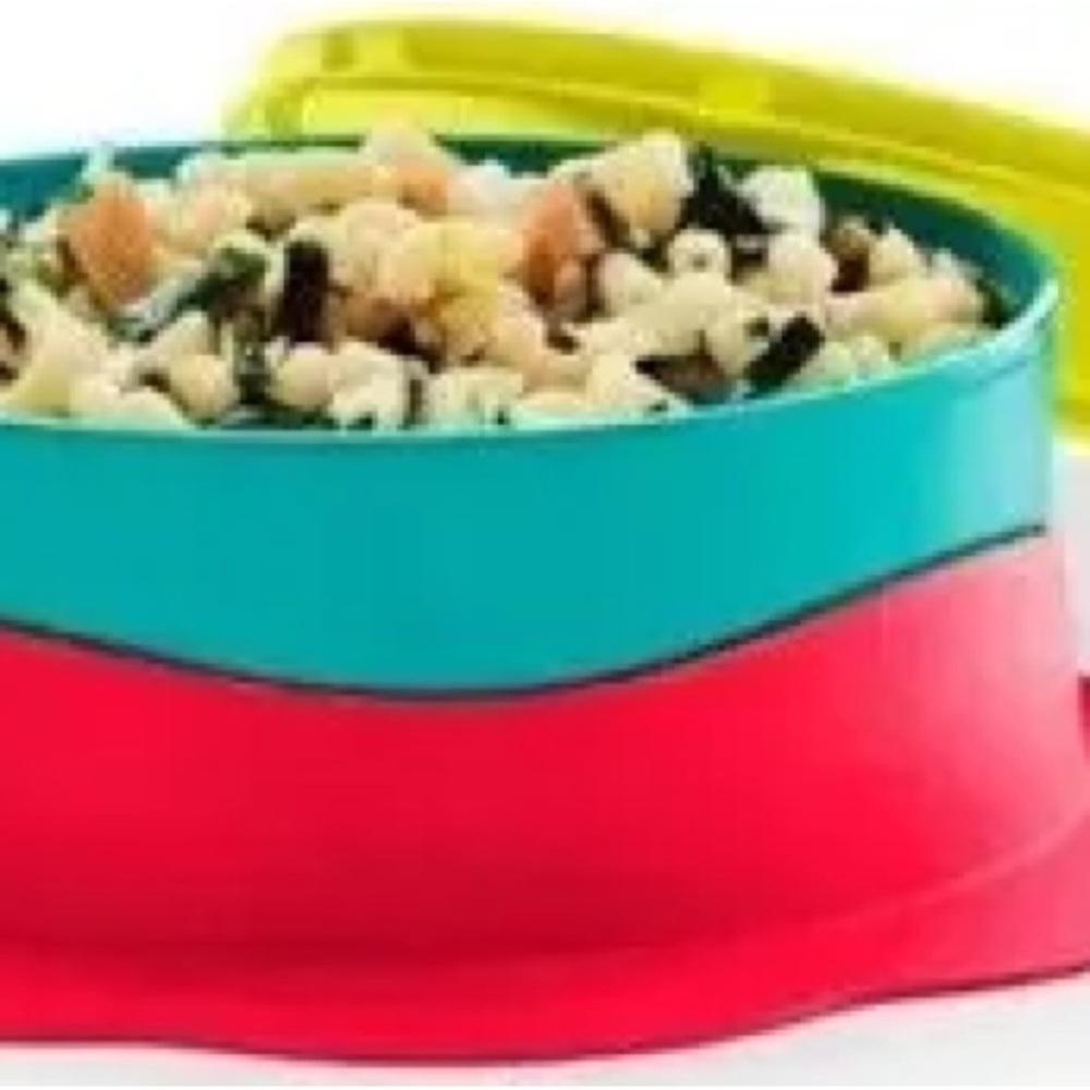 Tupperware Toddler Stay Put Bowl Set Brand New